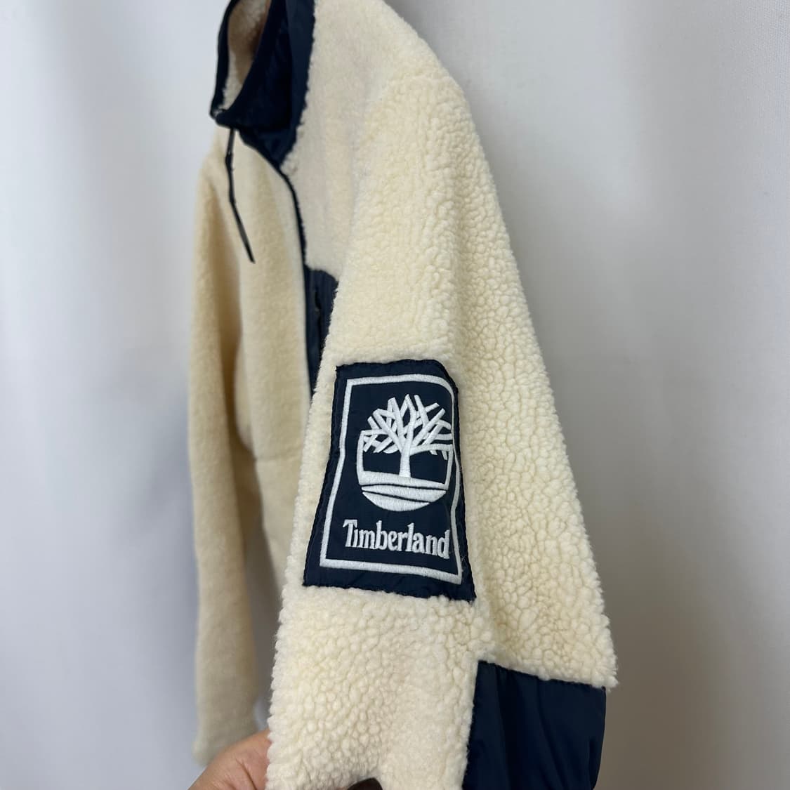 팀버랜드 남자 뽀글이 자켓 아이보리 M 상품이미지4
