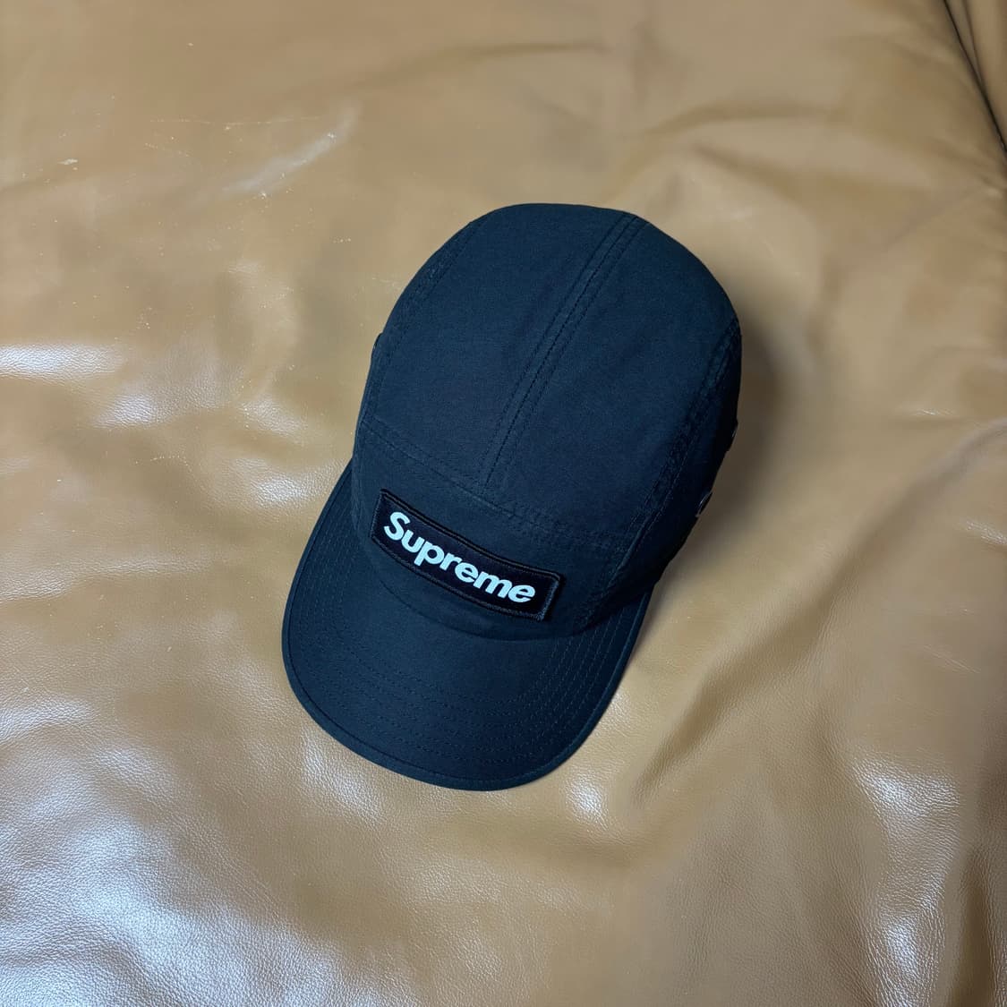 슈프림 캠프캡 모자 박스로고 22FW 밀리터리 블랙 상품이미지5