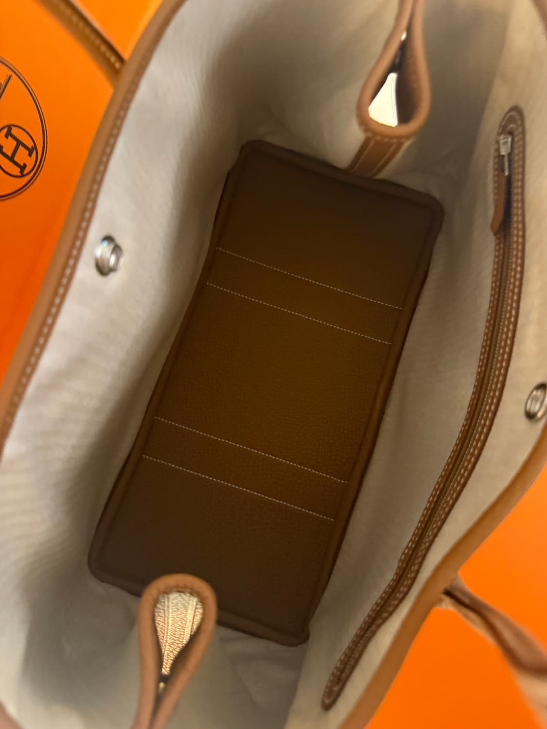 에르메스 가든파티 36 골드 새상품 상품이미지4