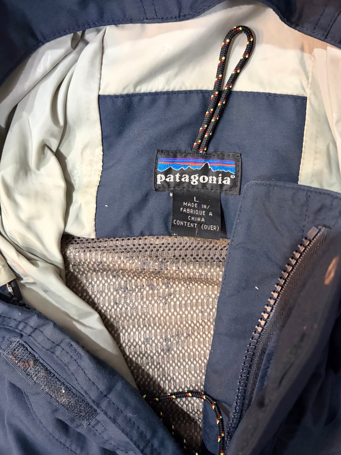 파타고니아 00's STY83602 네이비 스톰 자켓 상품이미지6