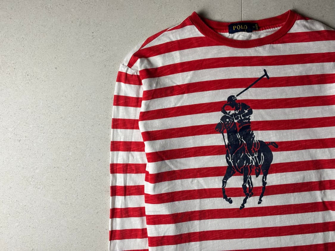 폴로 스트라이프 긴팔 롱슬리브 상품이미지2