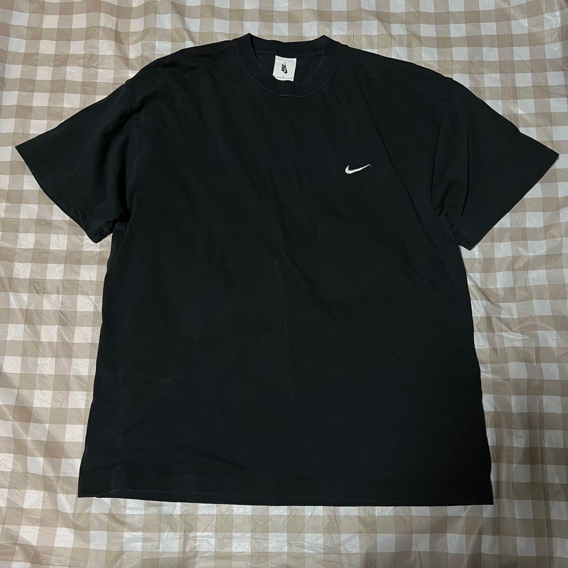 나이키 NRG 솔로 스우시 반팔 블랙 L 반팔티 검정 스우시 NIKE 상품이미지1