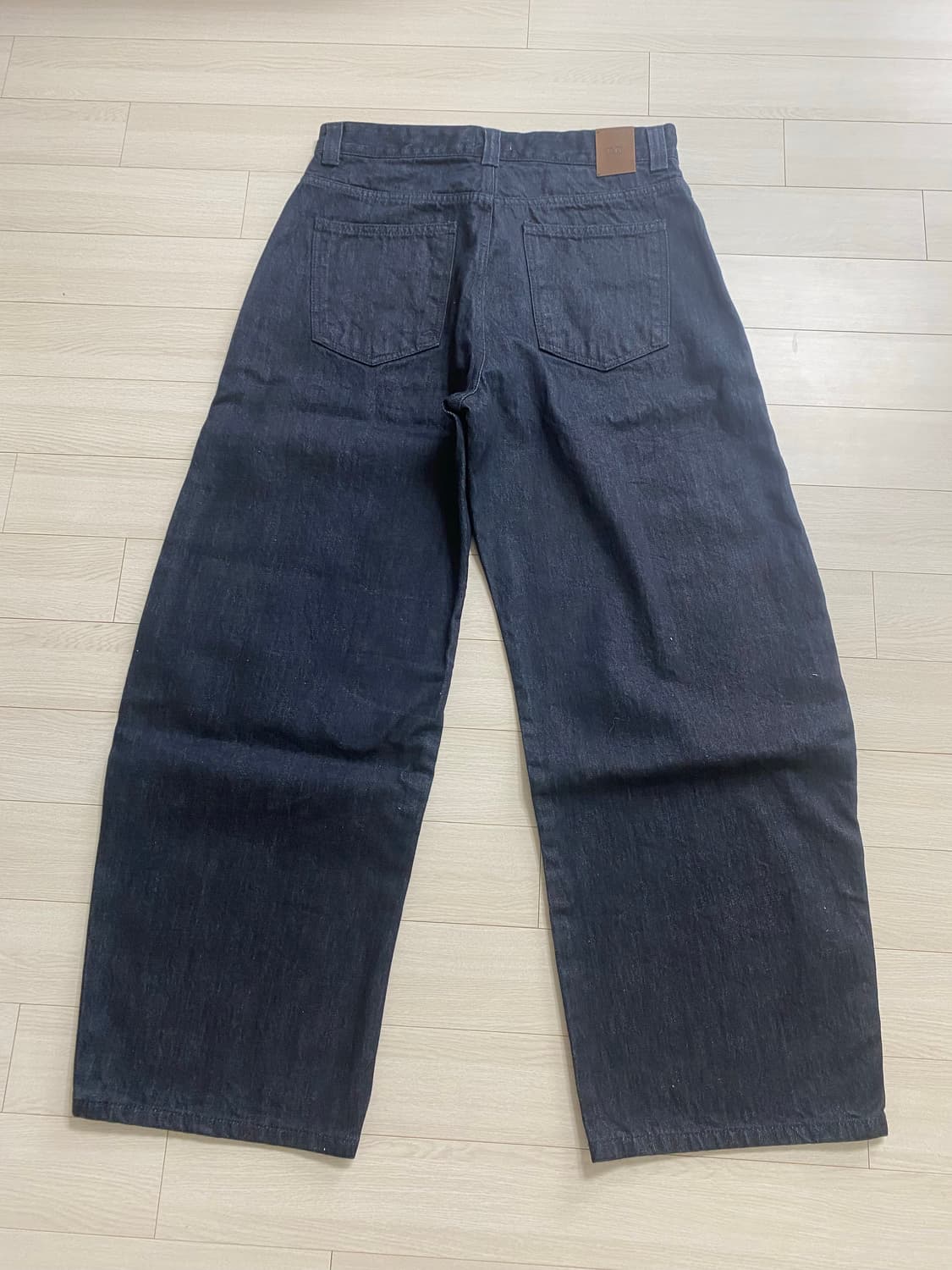 USA 커브드 데님 팬츠 L 새상품 상품이미지4