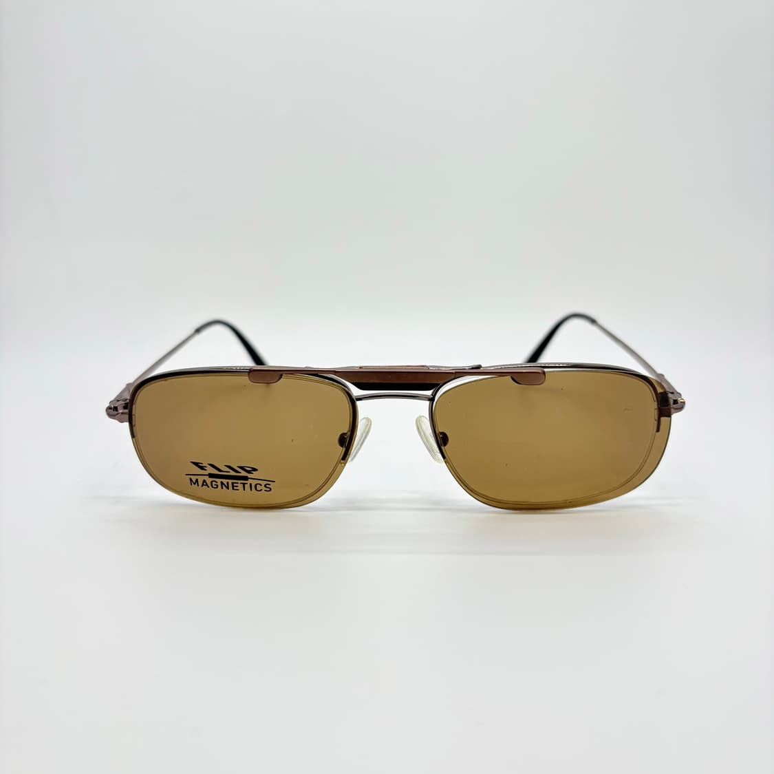 FLIP MAGNETICS 브라운 투브릿지 클립 선글라스 상품이미지3