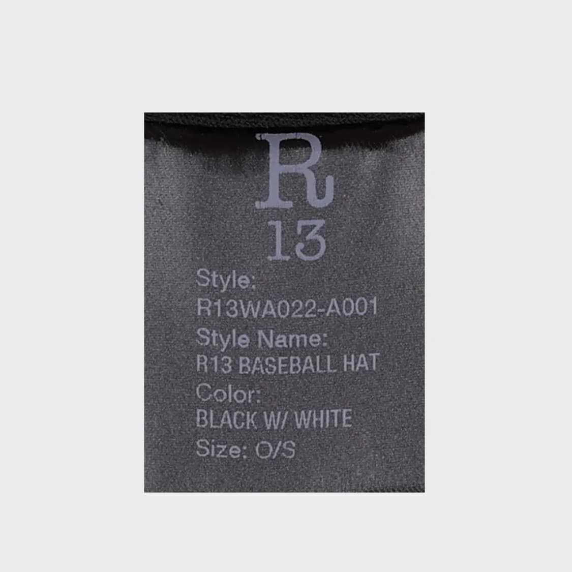 R13(알썰틴) 볼캡 상품이미지4