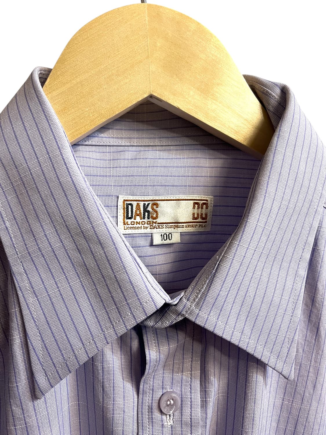 닥스 블루그레이 핀스트라이프 셔츠 105 상품이미지3