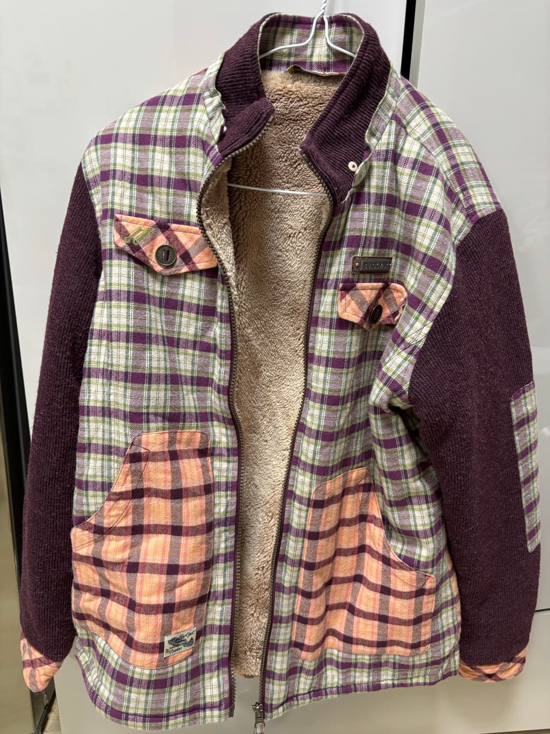 빈티지 체크 집업 자켓 상품이미지6