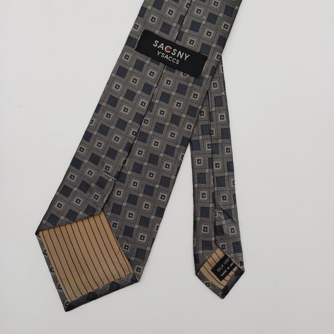 삭스니 이작 실크 넥타이 [BCF10803_0004-127] 상품이미지2