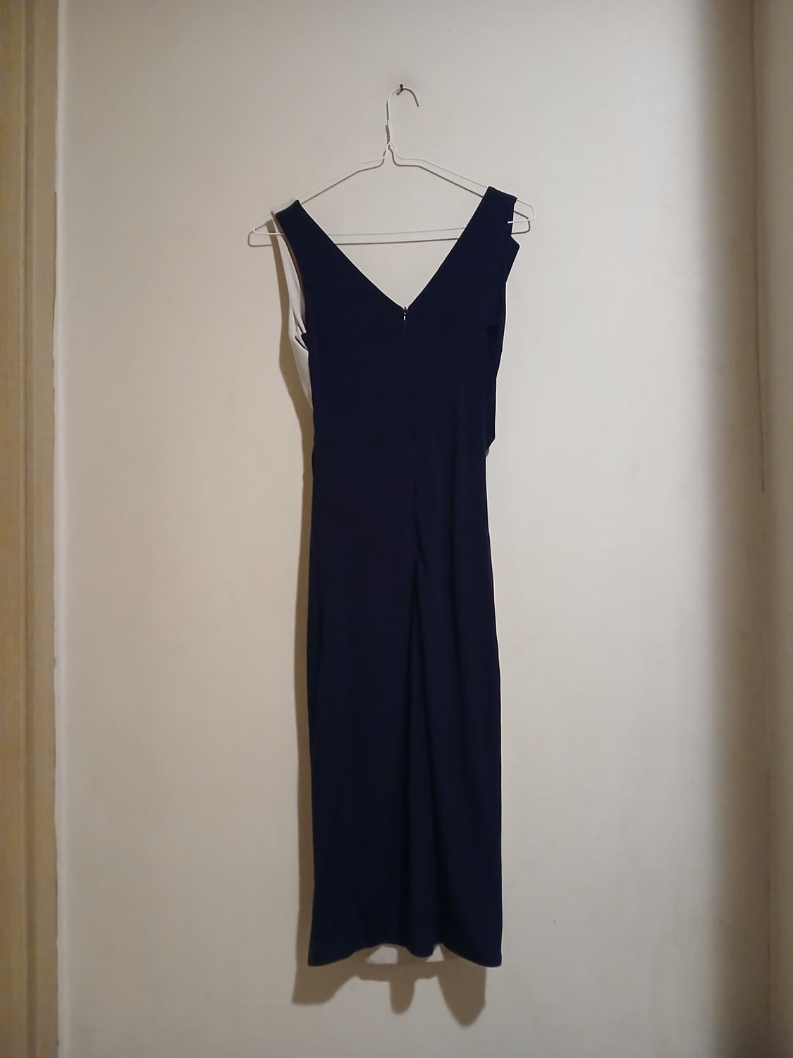 고급 민소매 드레스 캡 홀복 섹시 배색 랩 하객 파티 행사 데이트 원피스 상품이미지4