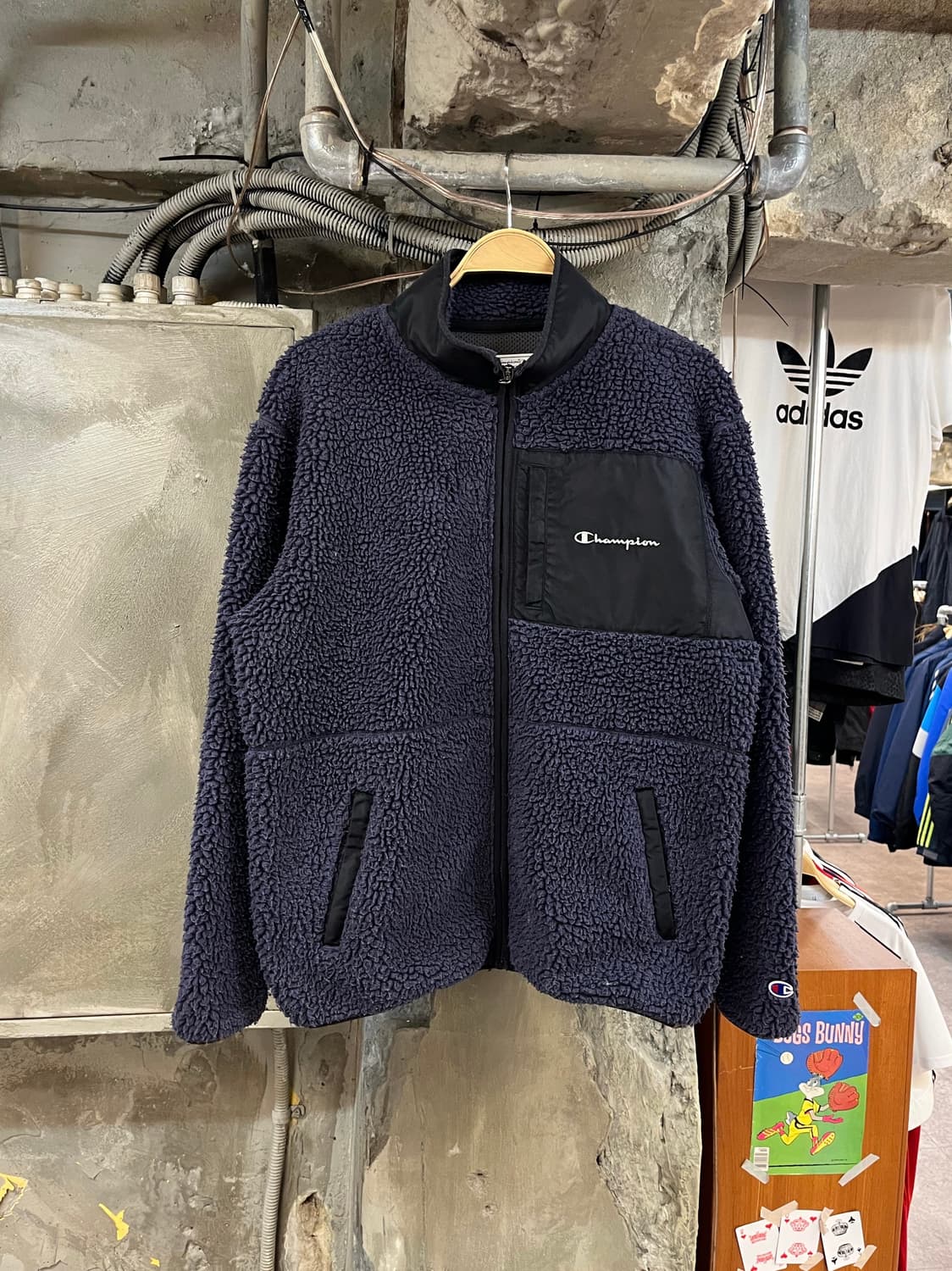 챔피온 플리스 자켓 퍼플 XL#csz2751 상품이미지1