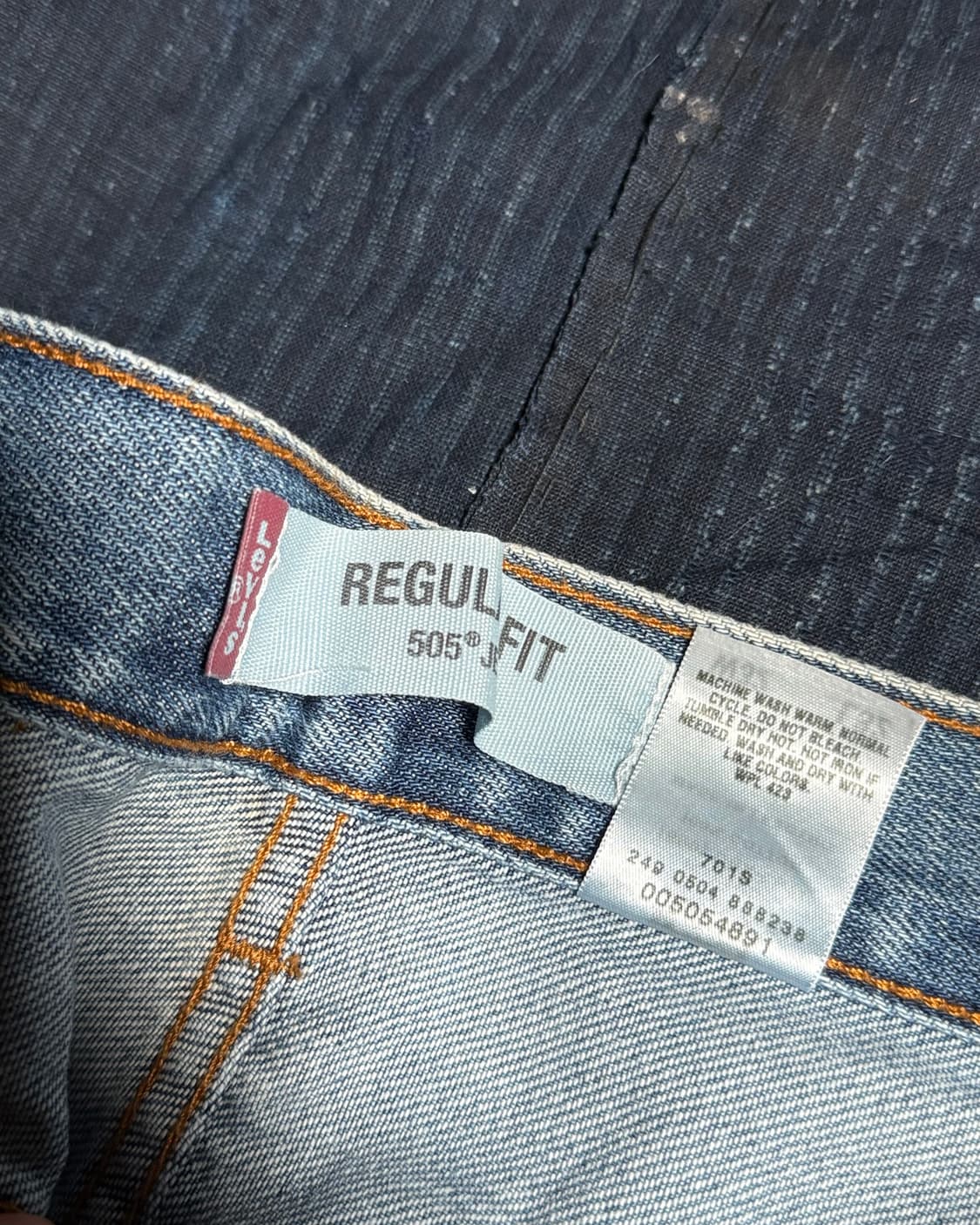 00‘s 리바이스 505 레귤러핏 데님 팬츠 [데드스탁] 32 상품이미지4