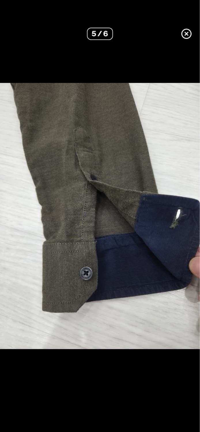 Armani Exchange 투포켓 코듀로이 셔츠 상품이미지3