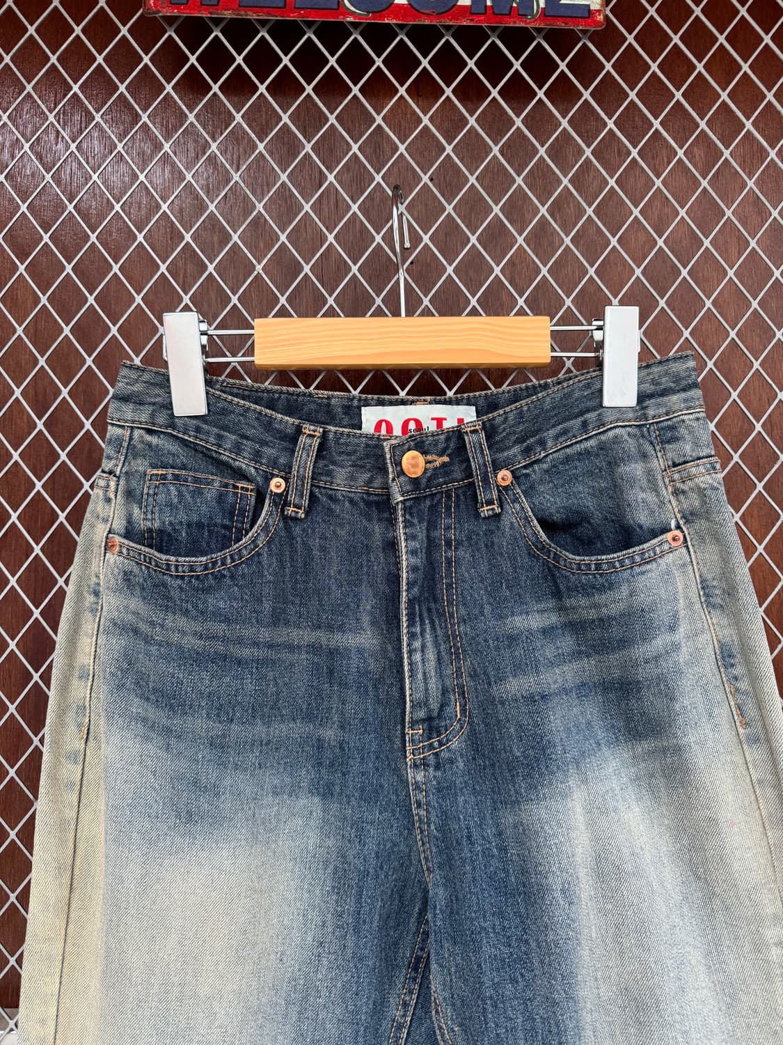 OOTJ 빈티지 워싱 부츠컷 데님팬츠 청바지 M 상품이미지2