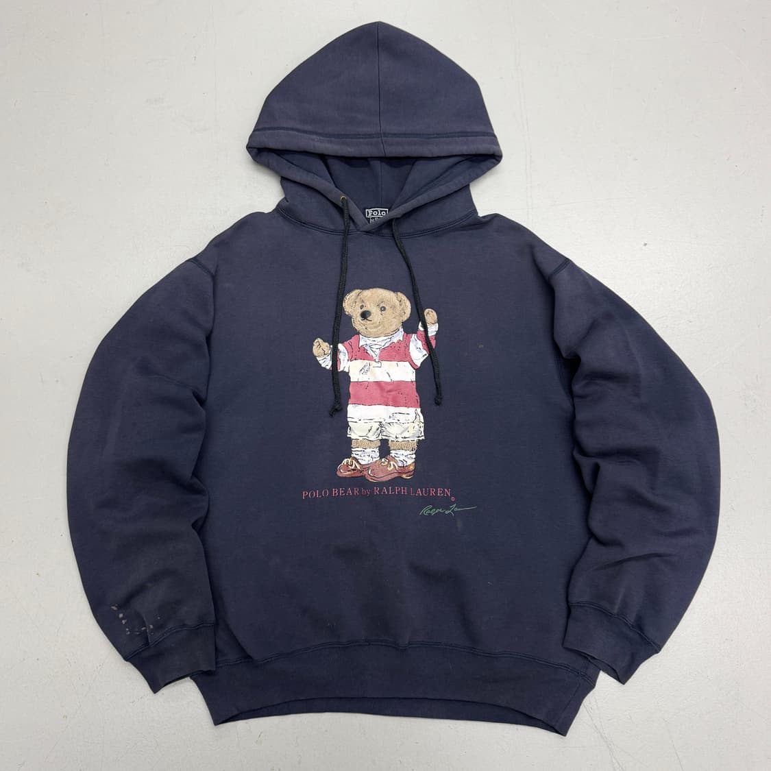 폴로 베어 페이딩 후드티 상품이미지2