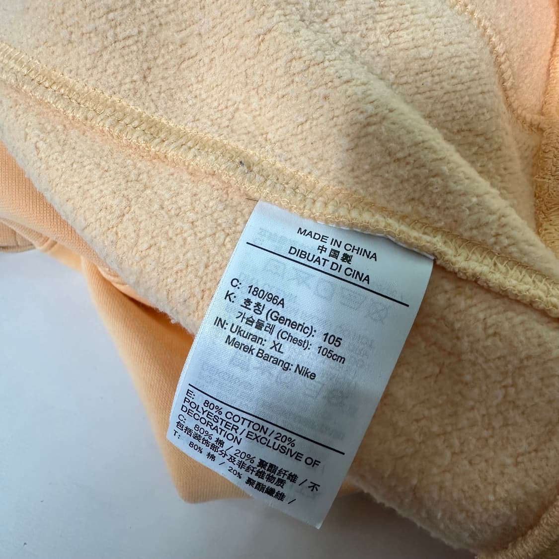 XL 나이키 라이크코랄 오버핏 기본로고 스웻셔츠 맨투맨 상품이미지5