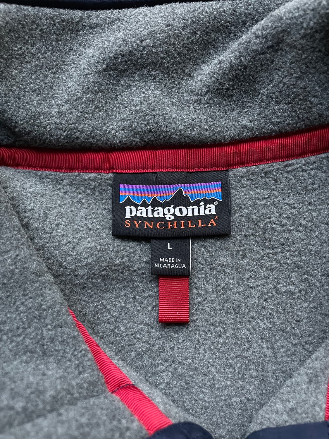 파타고니아 신칠라 니켈 네이비 그레이 플리스 patagonia 상품이미지3