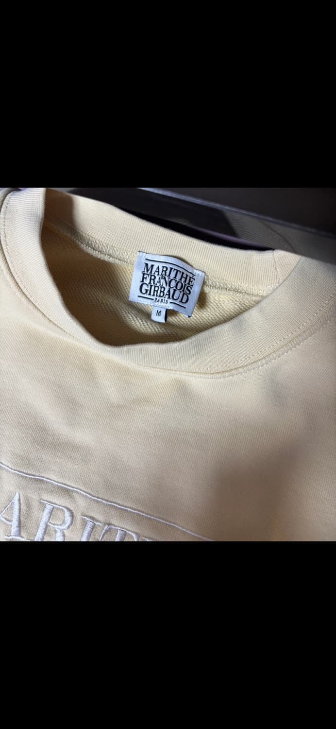 마리떼 프랑소와 저버 크롭 맨투맨 팝니다 상품이미지4