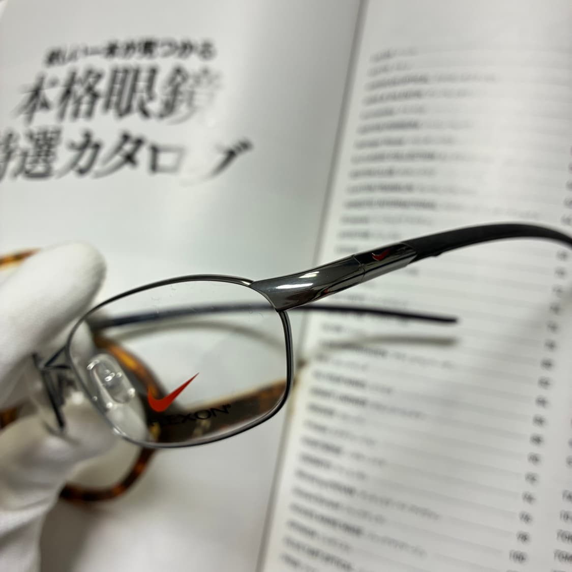 NIKE FLEXON 나이키 플렉슨 티타늄 고글 일본 생산 안경 상품이미지3