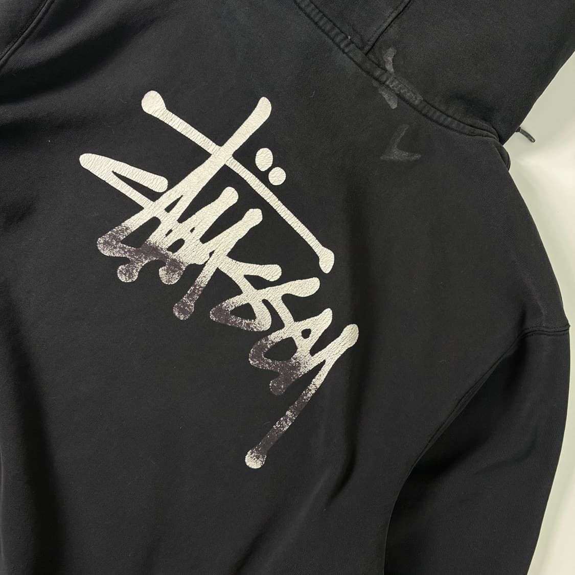 Stussy  스투시 스탁로고 블랙 후드티  상품이미지6