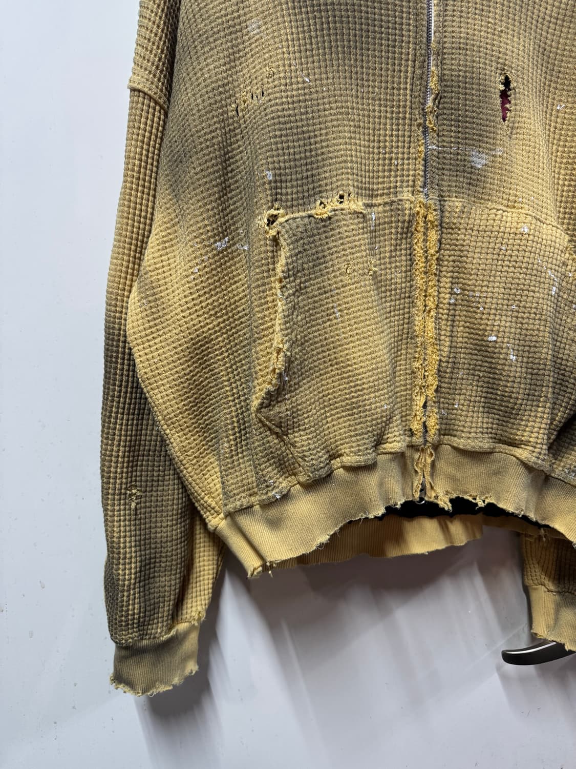 빈티지 와플 후드집업 상품이미지2