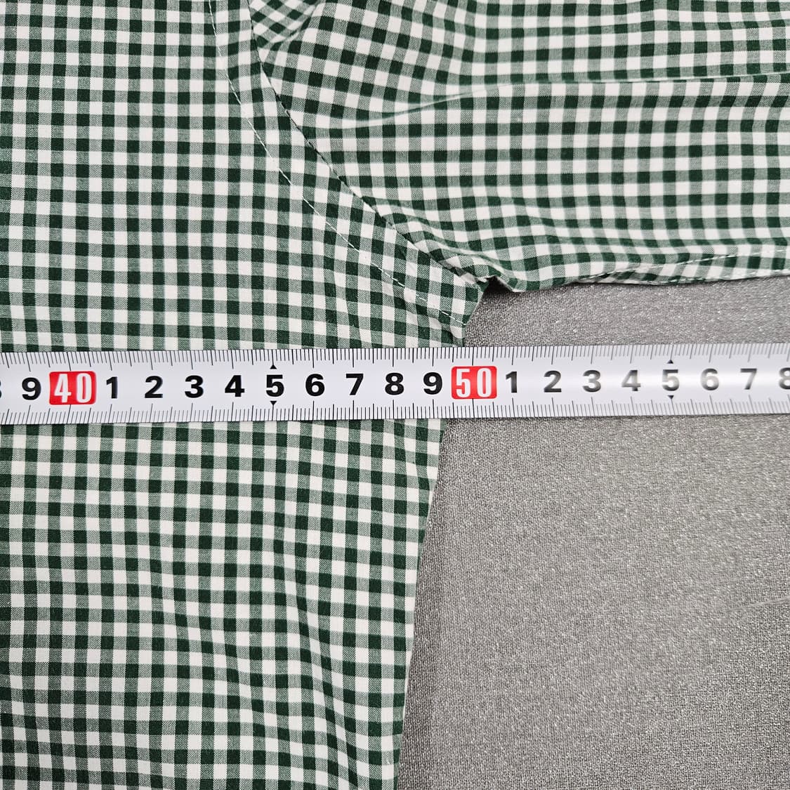95 라코스테 그린 깅엄체크 셔츠 상품이미지5
