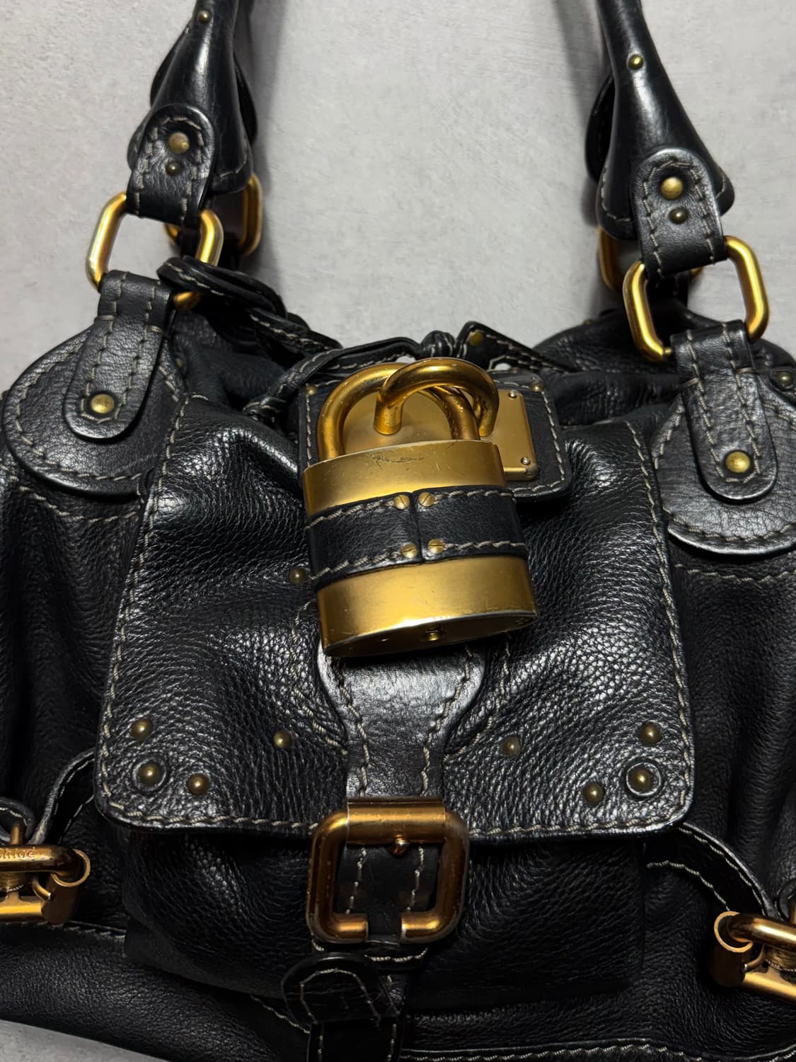 06SS 끌로에패딩턴 백 블랙 상품이미지5