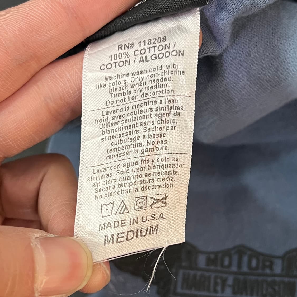  USA 할리데이비슨 프린팅 반팔티 y15749 상품이미지6