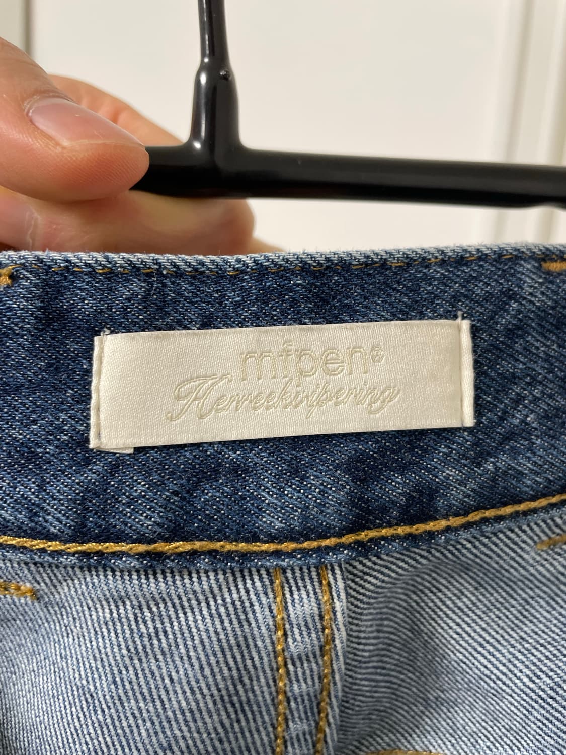 mfpen BIG JEANS Washed Blue L사이즈 상태 양호 상품이미지6