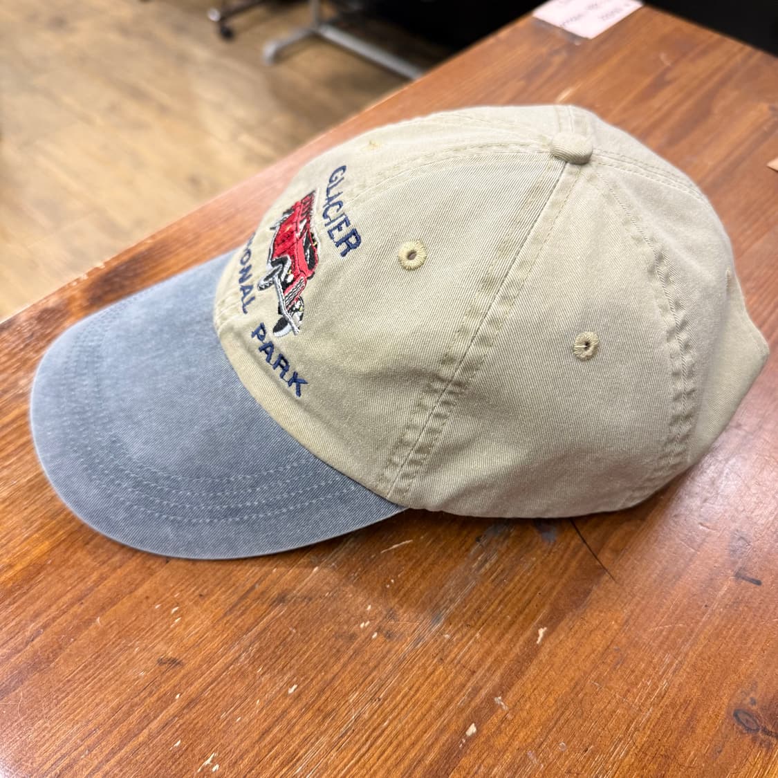 빈티지 글레이셔 국립공원 트러커캡 베이지색 상품이미지2