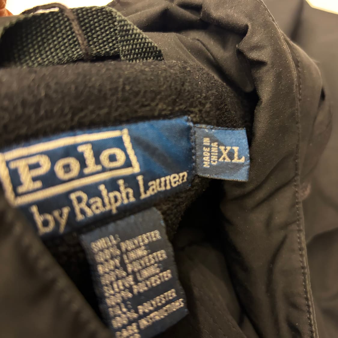 폴로 랄프 로렌 블랙 폴르쉘 페리 자켓 XL 상품이미지9