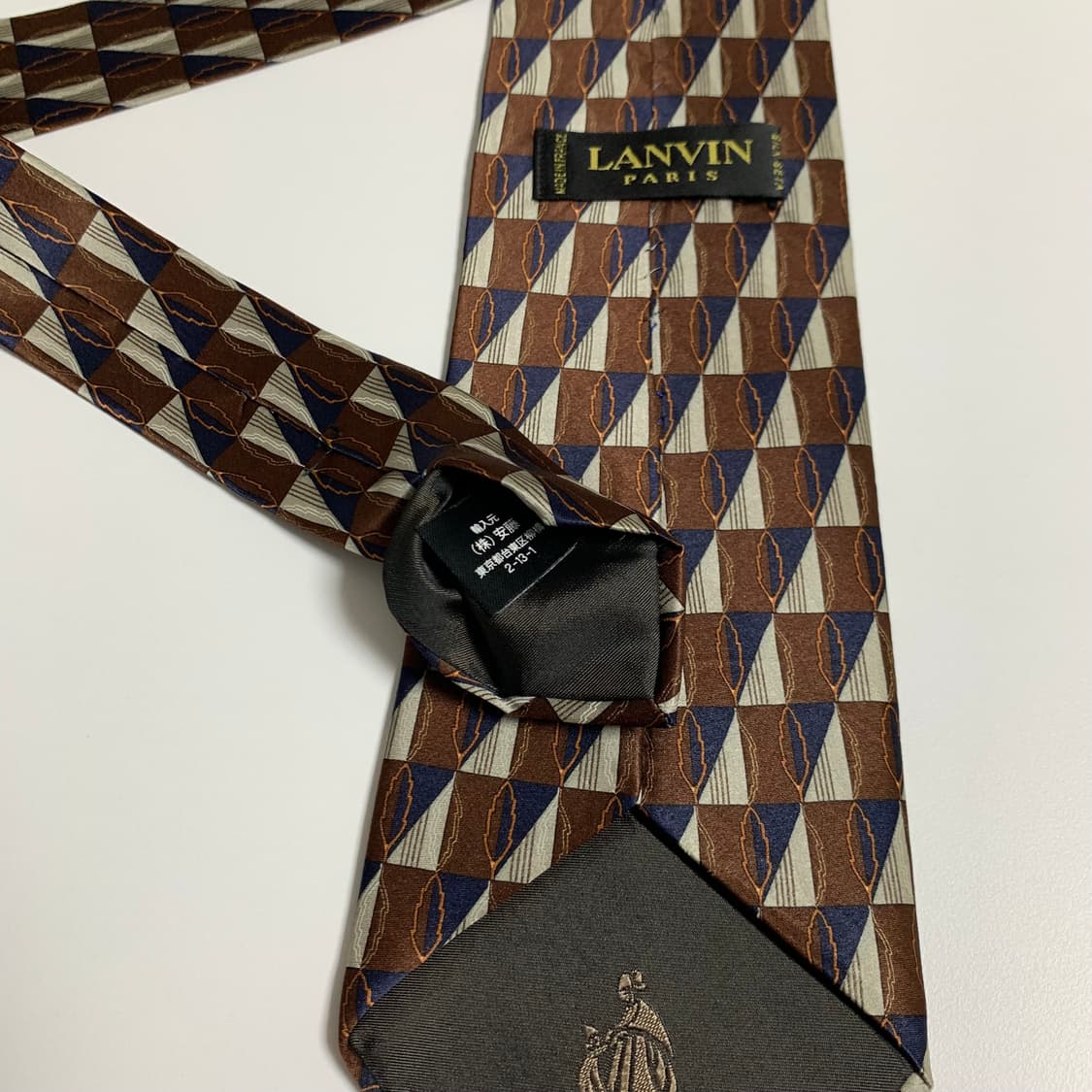 랑방(LANVIN) 명품넥타이 기하학적패턴 정장코디 A등급 상품이미지7