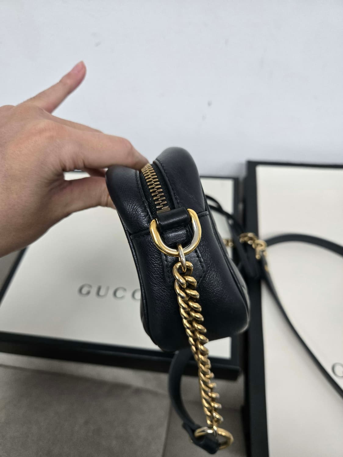 [보증서 정품]구찌 마몬트 카메라백 상품이미지5