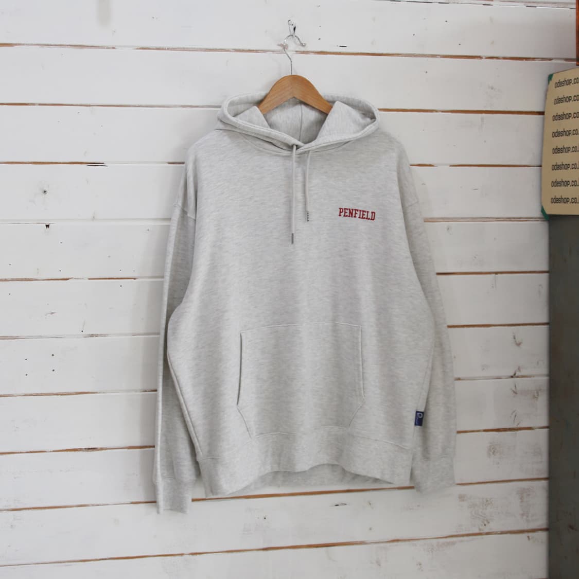 (착용컷) Penfield 자수 후드 티셔츠 (남성용 105) 상품이미지1