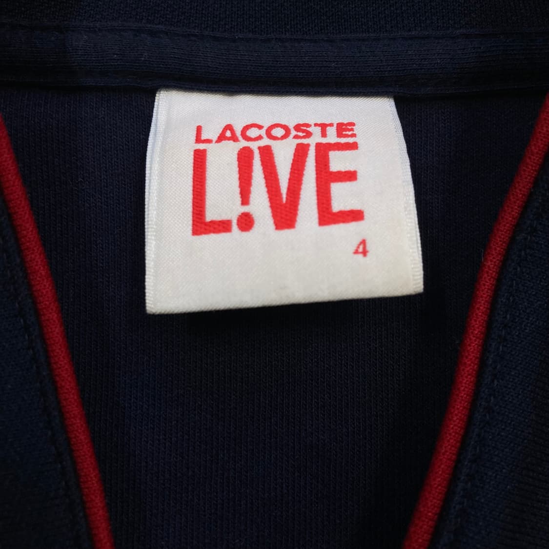 라코스테 스몰 로고 네이비 트랙탑 져지 상품이미지3