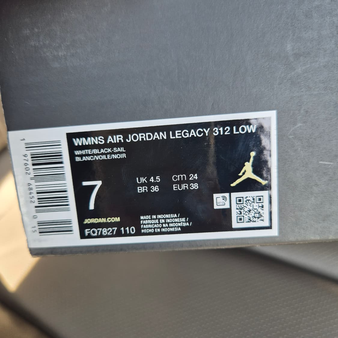 나이키 조던 레거시 240 새상품 상품이미지3