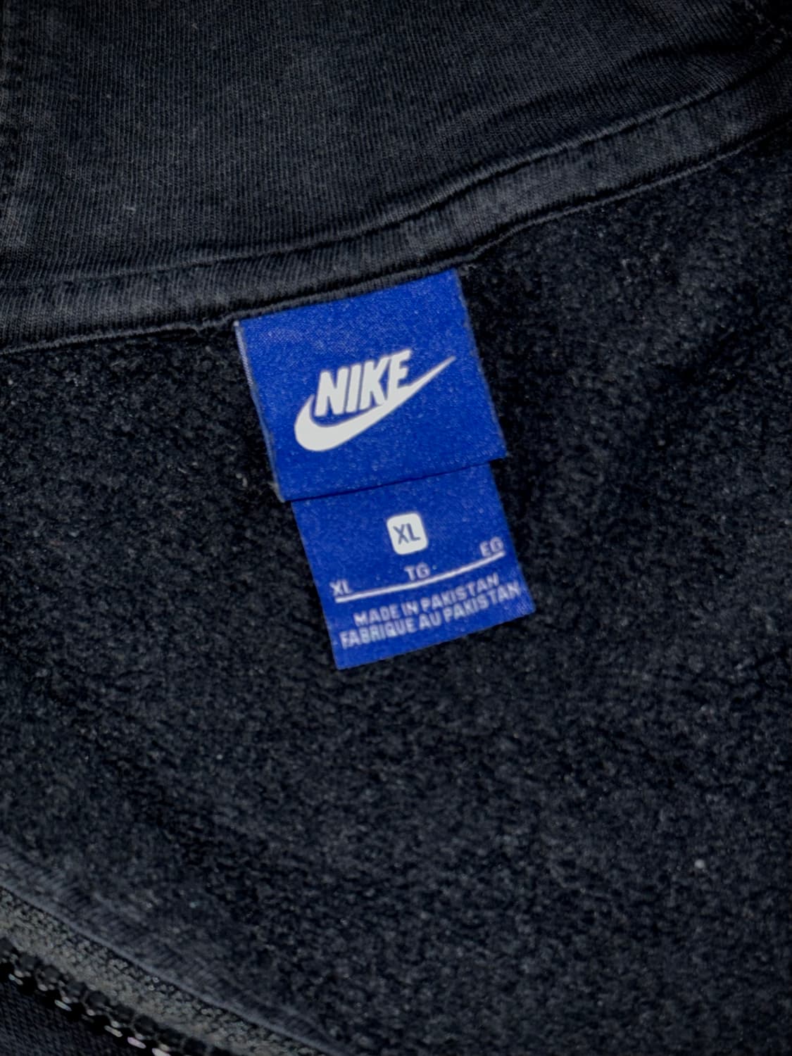 나이키 스우시 패치 후드집업 블랙 XL 상품이미지7