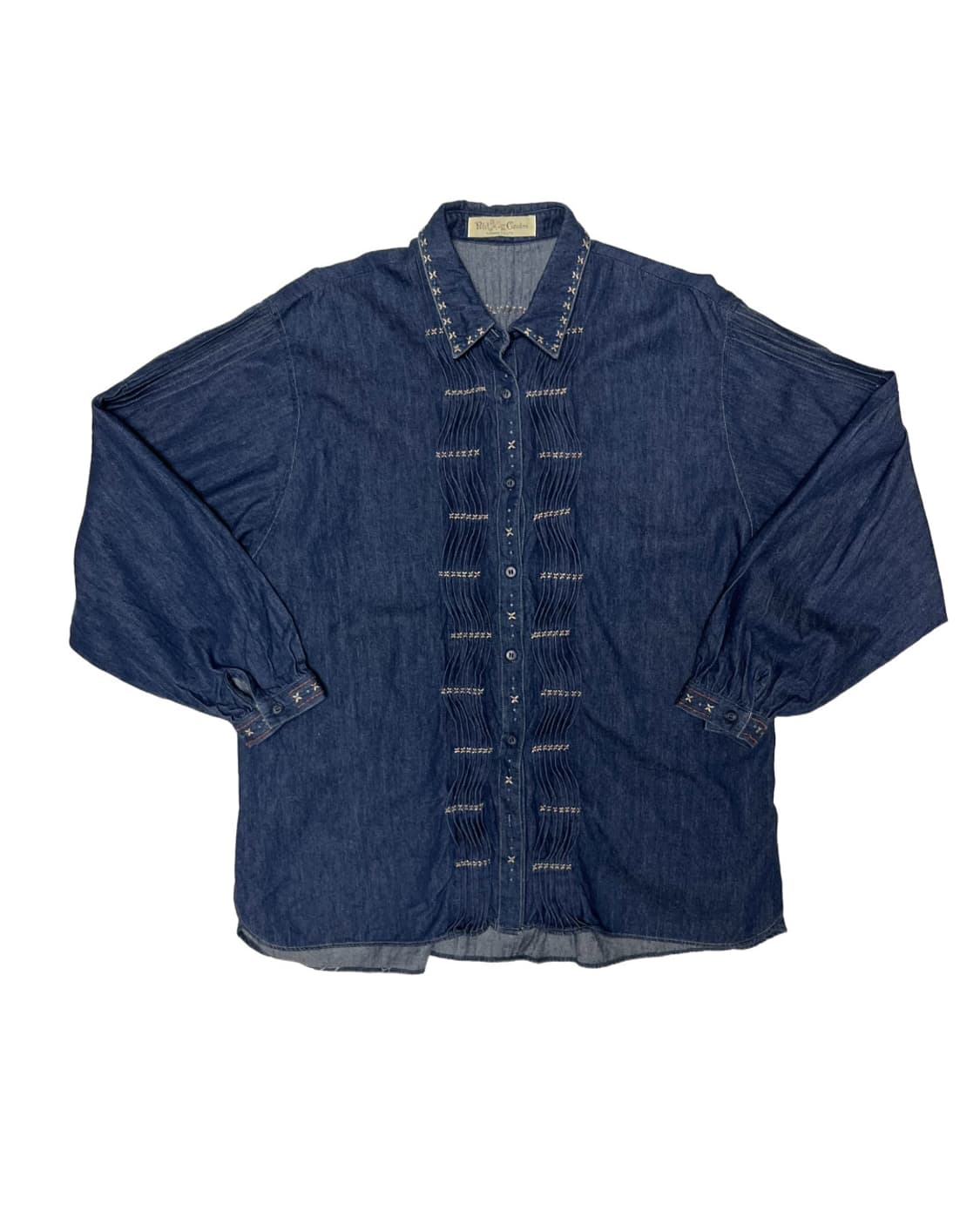 Stitch denim shirt 상품이미지1