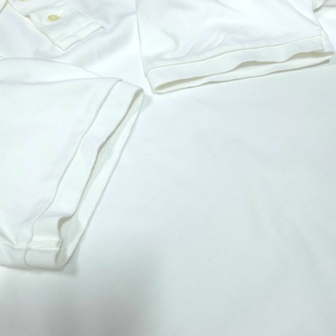 [M] 폴로 화이트 커스텀슬림핏 코튼메시 PK 반팔 카라티셔츠 상품이미지6