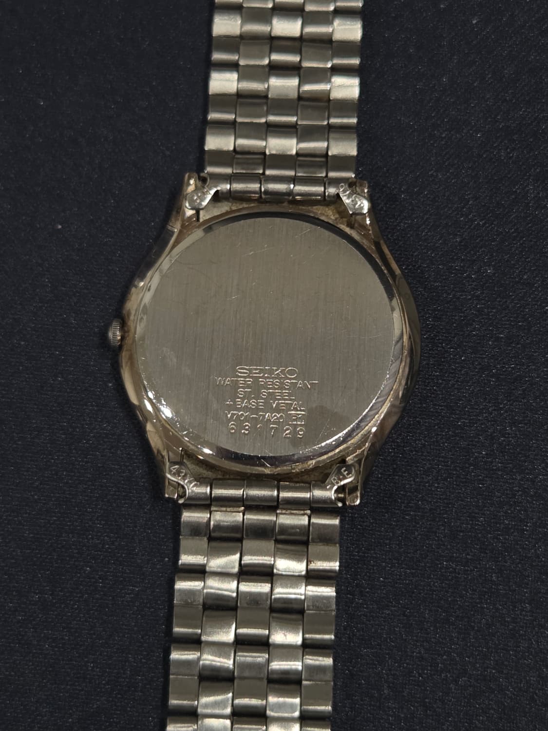 [희귀]90s 클레식 빈티지 세이코 드레스워치 V701-7A20 슬림 상품이미지9