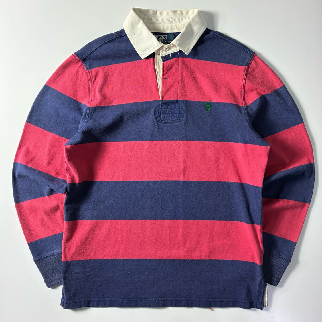 Polo  폴로 랄프로렌 자수 스트라이프 럭비티셔츠  상품이미지1