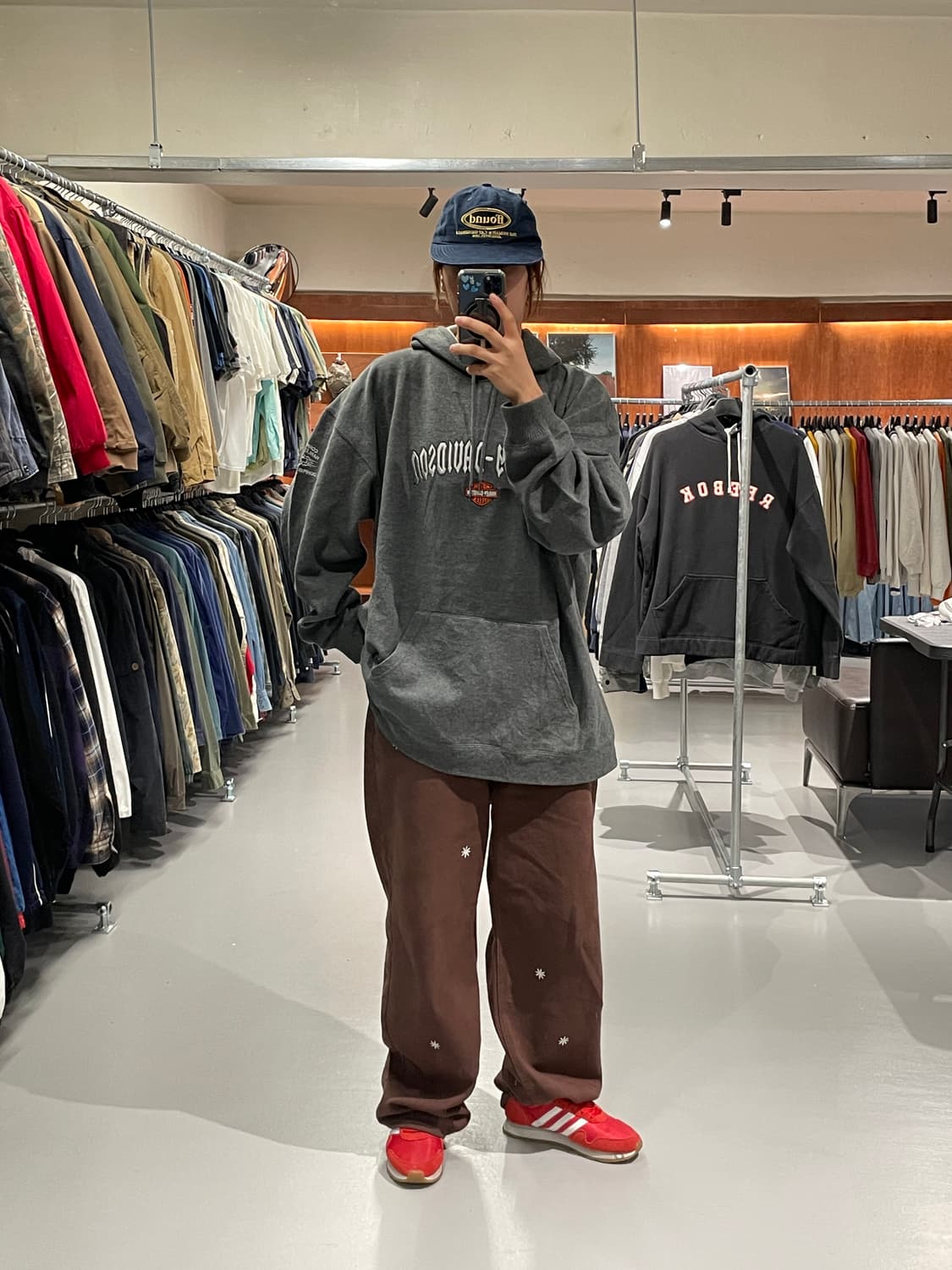 할리데이비슨 모터사이클 후드티 상품이미지2