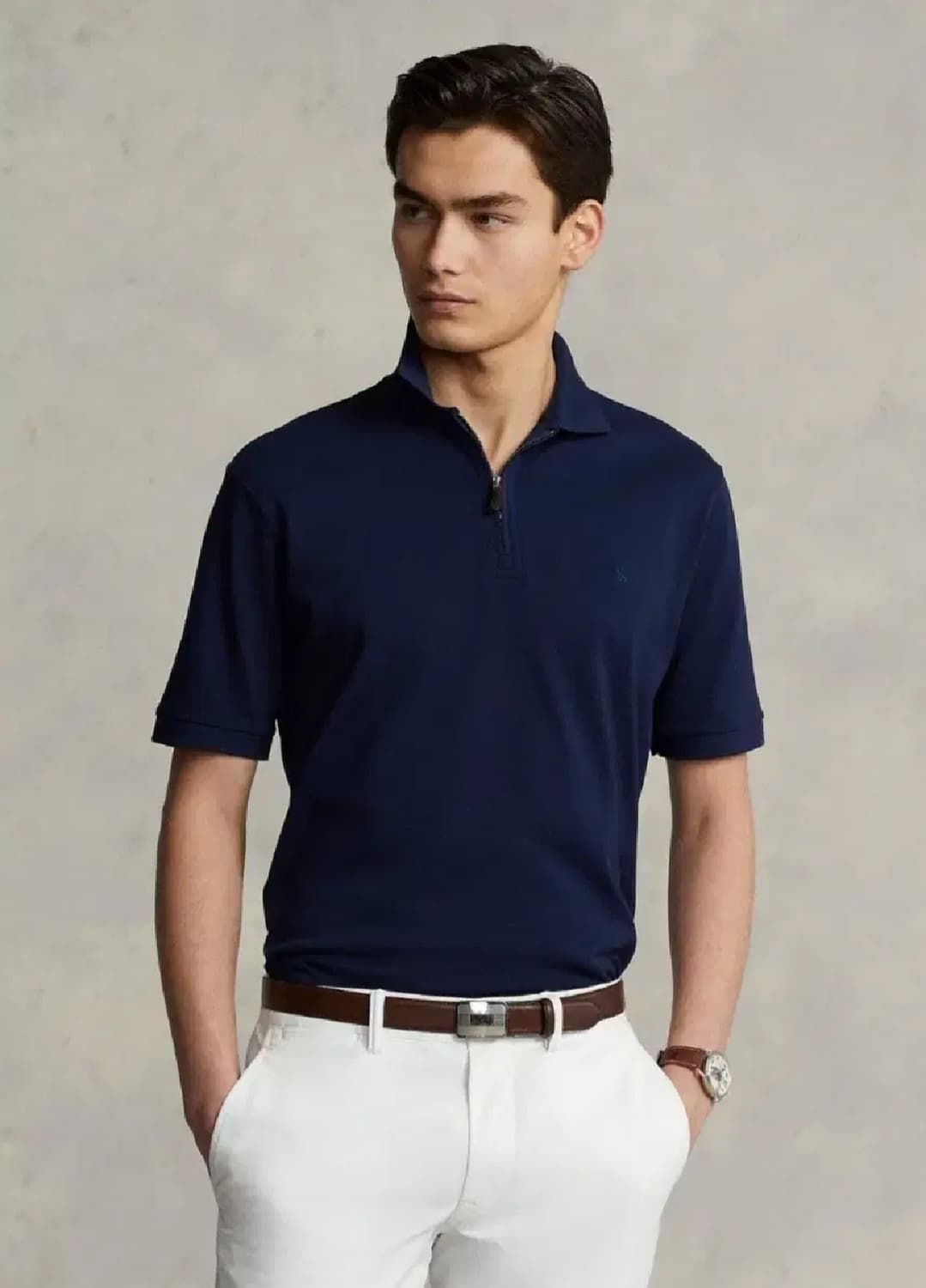 폴로 랄프로렌 커스텀 슬림핏 스트레치 매쉬 폴로셔츠 상품이미지1