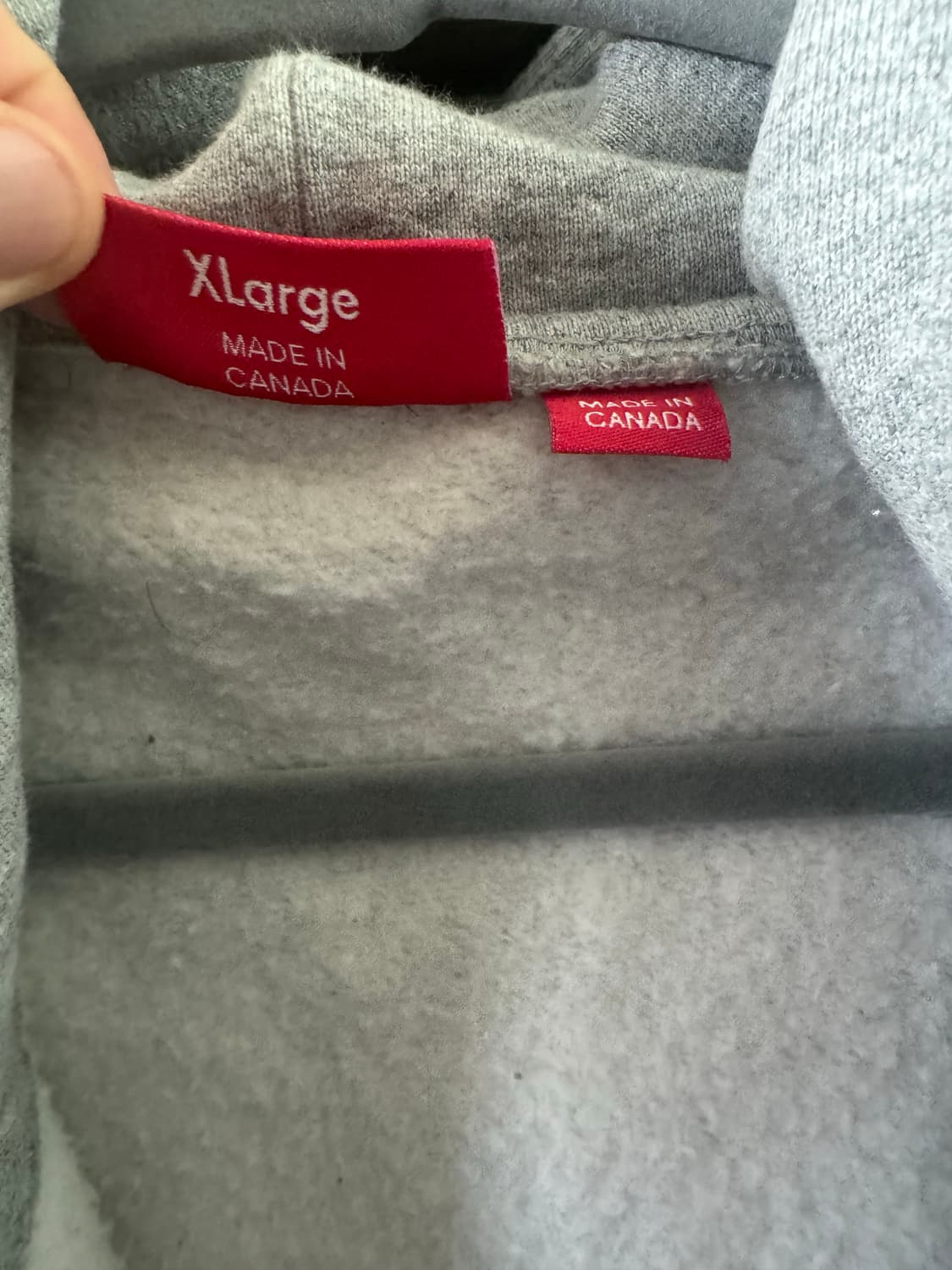 슈프림 S로고 후드집업 그레이 XL 상품이미지3