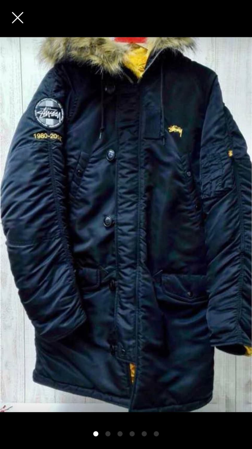 스투시 x 알파인더스트리 35주년 N3B 파카 M 상품이미지1