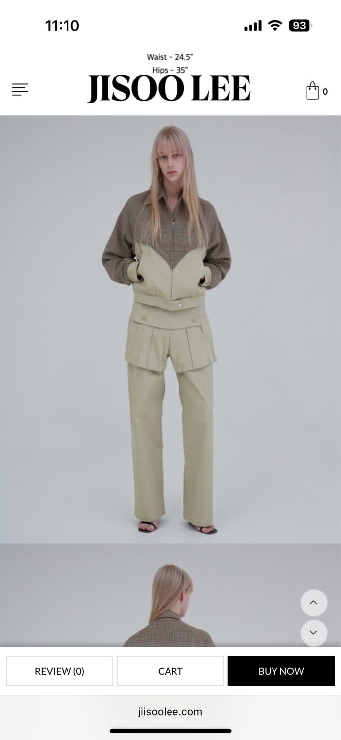 지수리 pleats layered trousers 상품이미지4