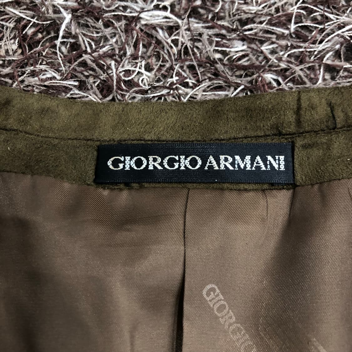 조르지오 아르마니 코듀로이 브라운 블레이저 자켓 상품이미지4