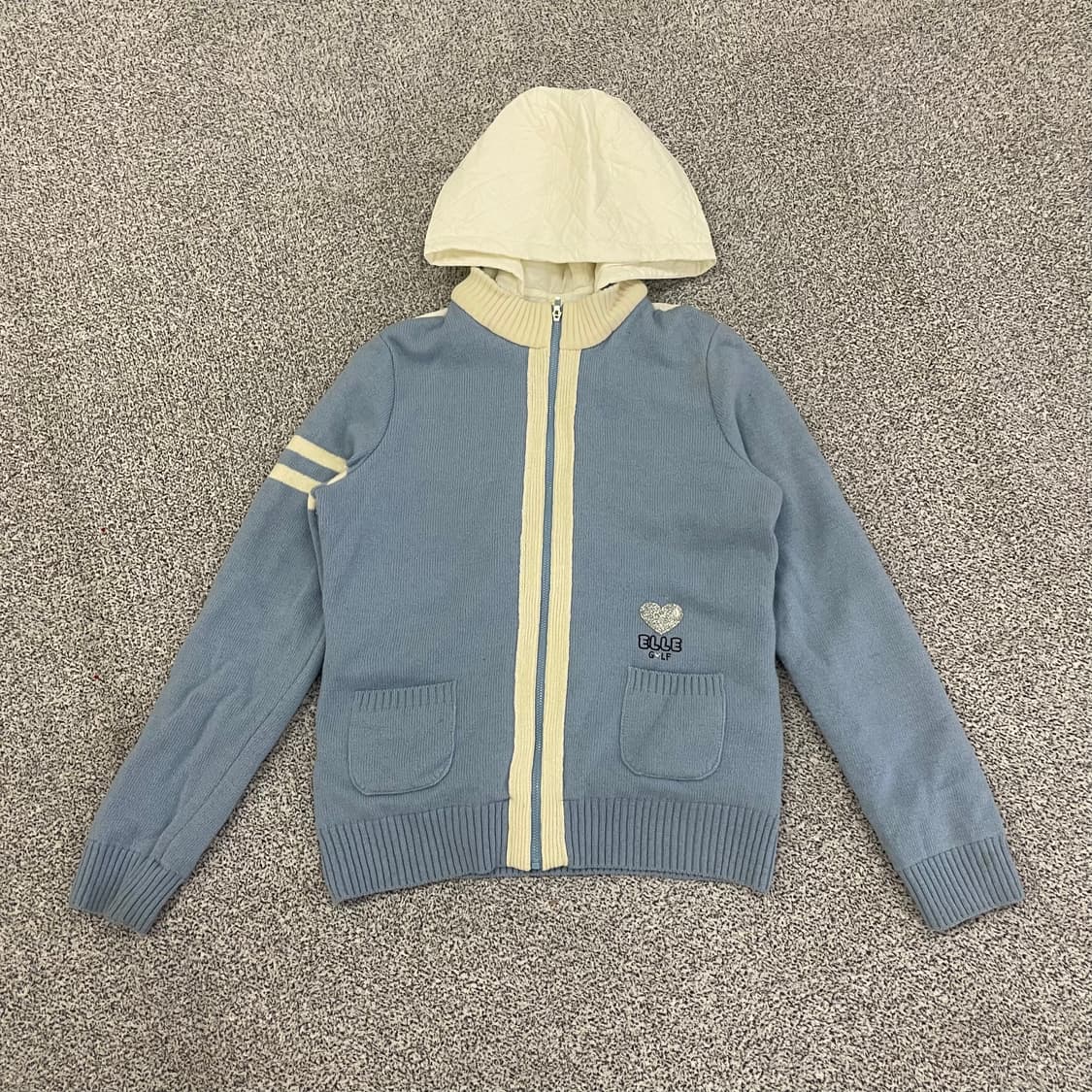 [95] 엘르골프 테켓 니트 집업 1231HS1 상품이미지1