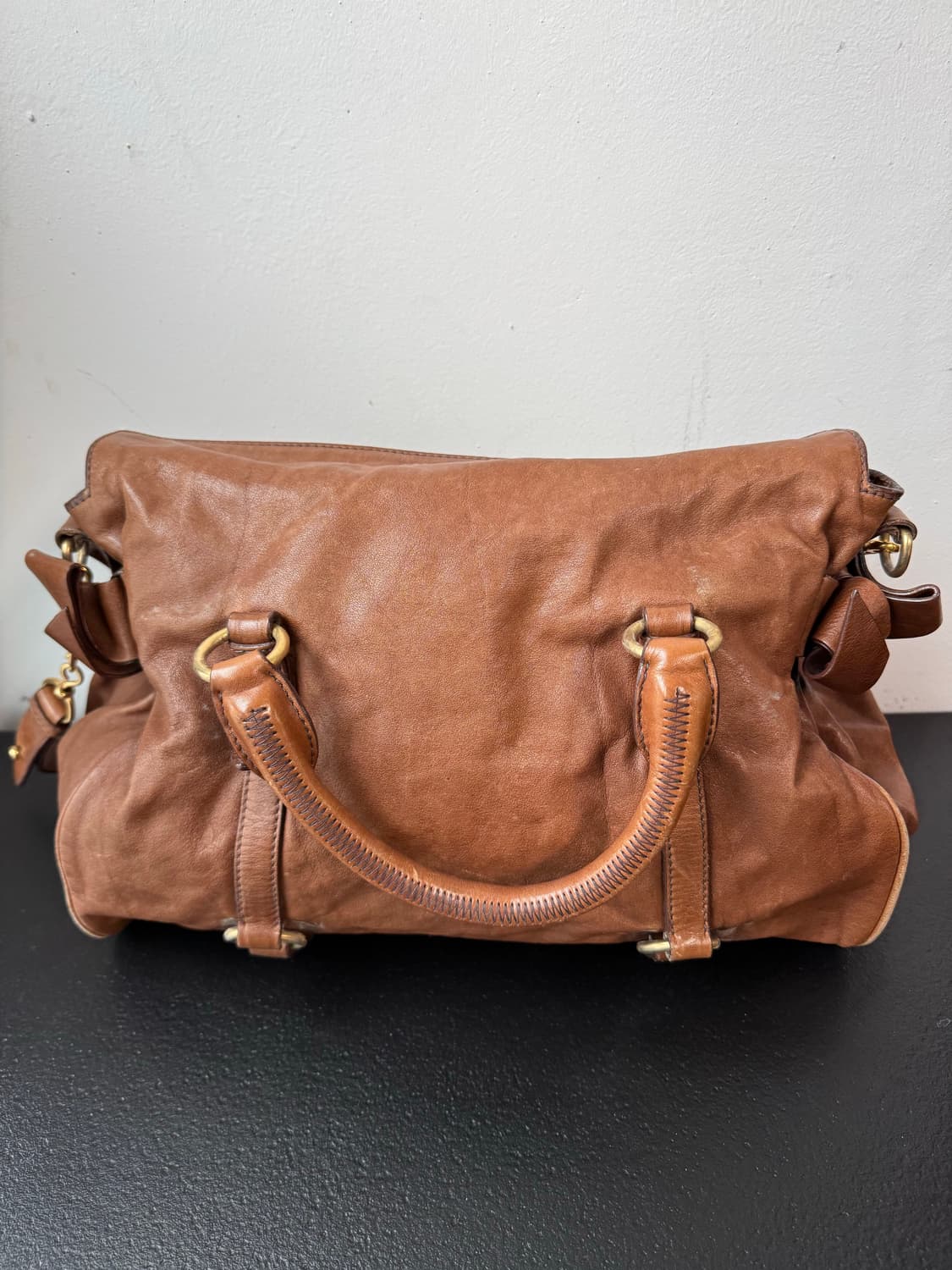 미우미우 비텔로 럭스 사첼 2way백(정품) 상품이미지5