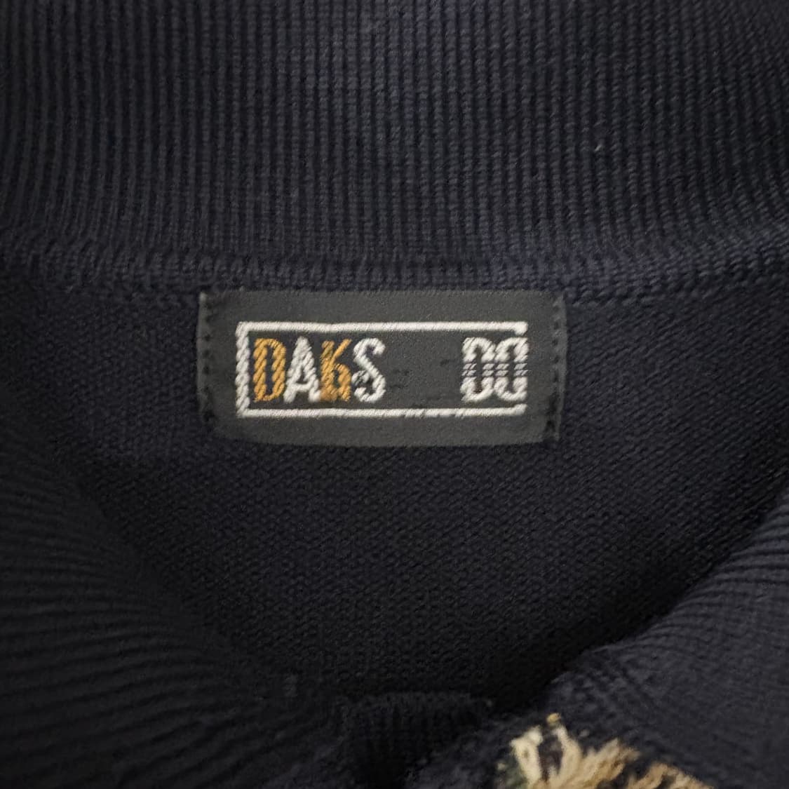 닥스 하운드투스 체크 패턴 니트 L 상품이미지4