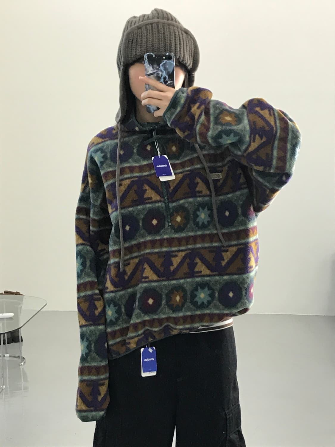 Columbia 90’s Madein U.S.A. Aztec Fleece 상품이미지3